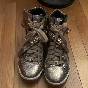 Michael Kors metallic high tops